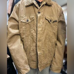 American Eagle corduroy Sherpa men’s jacket | Size: XL | Color: Tan